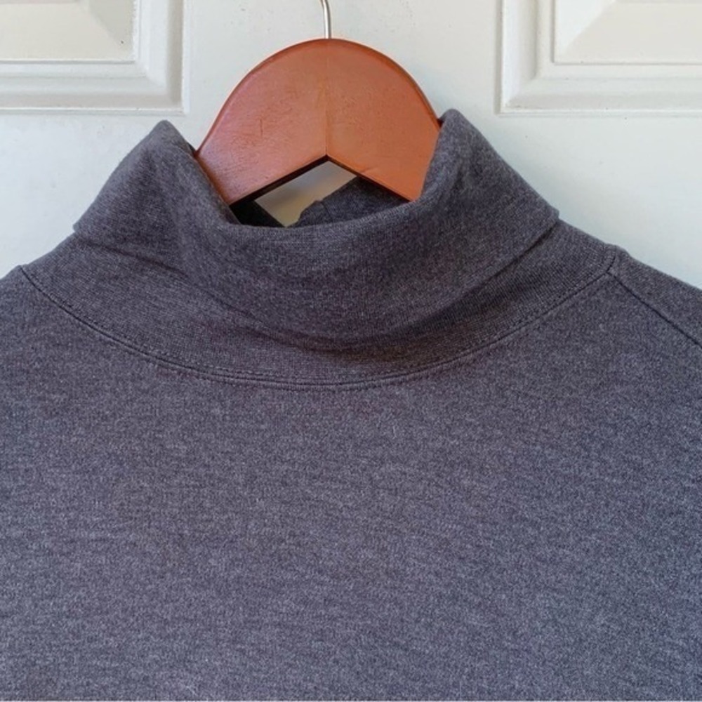 SCANDIA WOODS! XLG. Grey‎ Men's Turtleneck Sweater. Cotton/Polyester